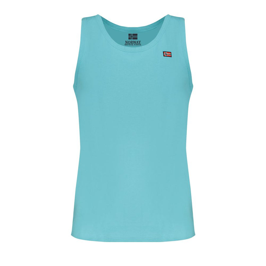 Azzurro Cotton Men's Tank Top