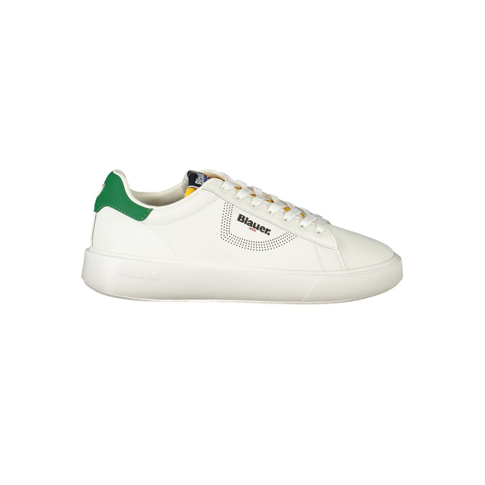 White Leather Men Sneaker