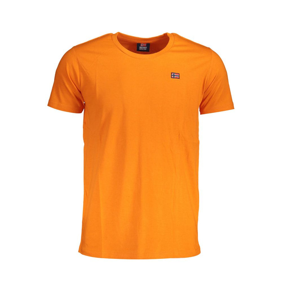 Arancione Cotton Men T-Shirt