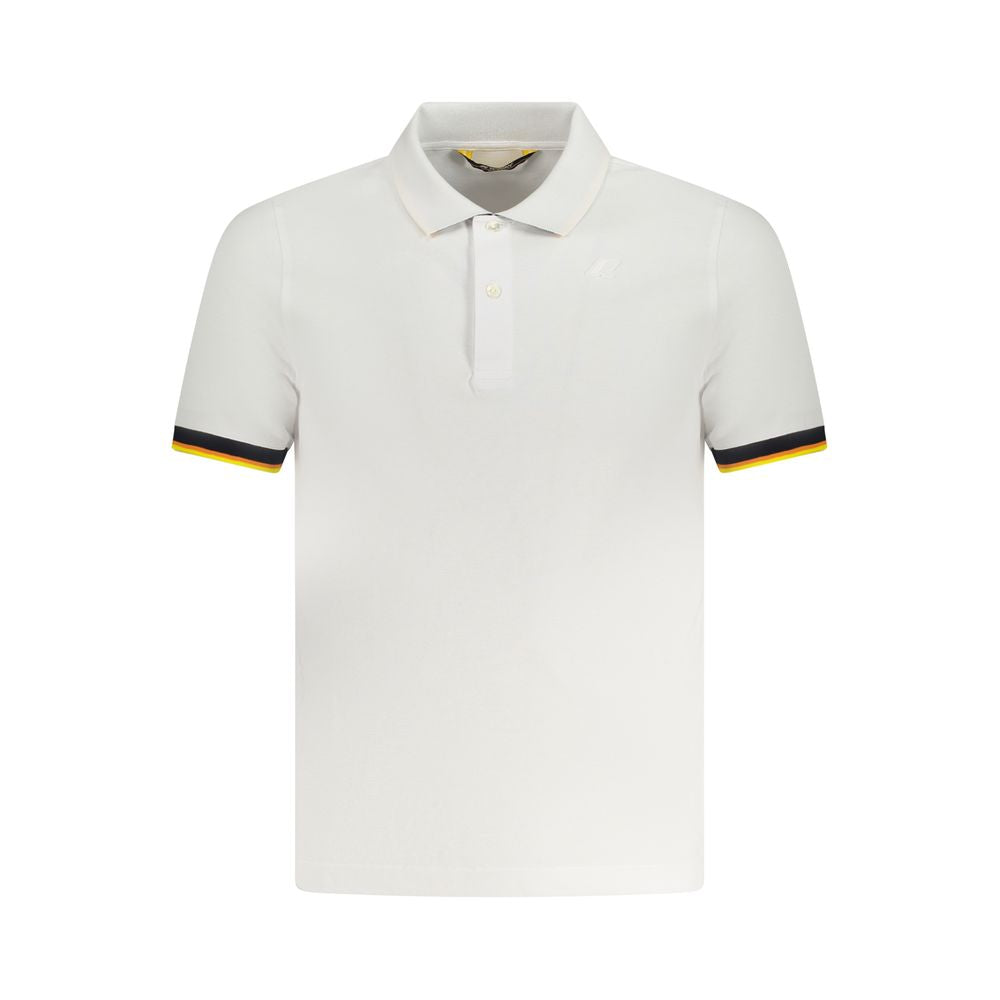 White Cotton Polo Shirt