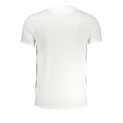 White Cotton Men T-Shirt