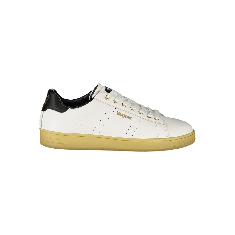 White Leather Men Sneaker