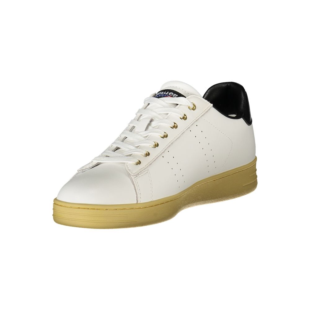 White Leather Men Sneaker
