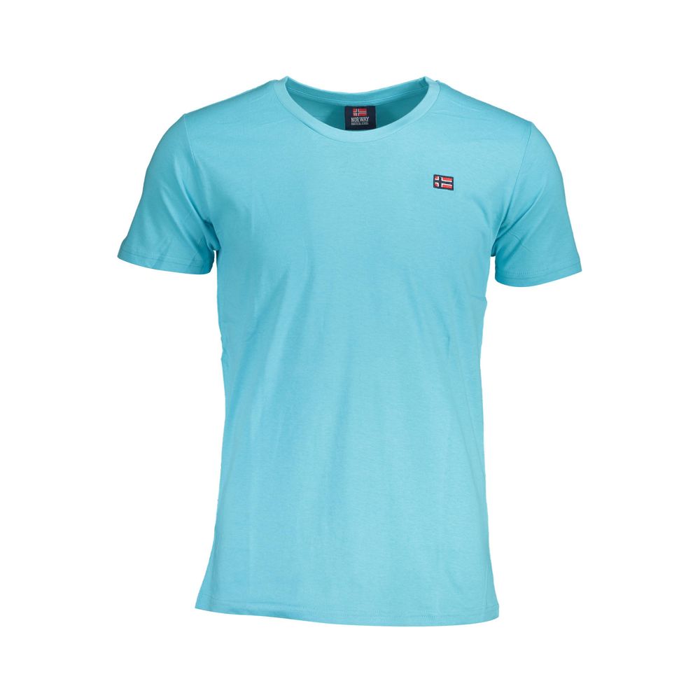 Azzurro Cotton Men T-Shirt