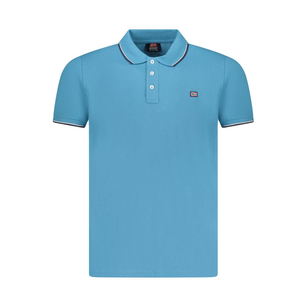 Azzurro Cotton Men Polo