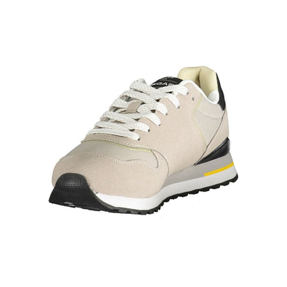 Gray Polyester Men Sneaker