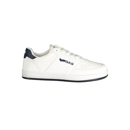 White Polyester Men Sneaker