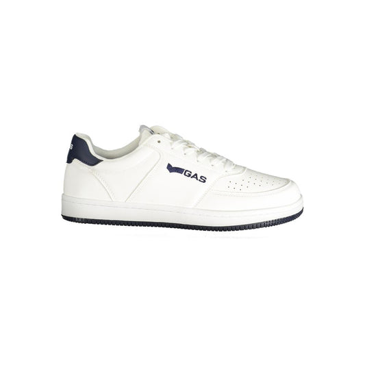 White Polyester Men Sneaker