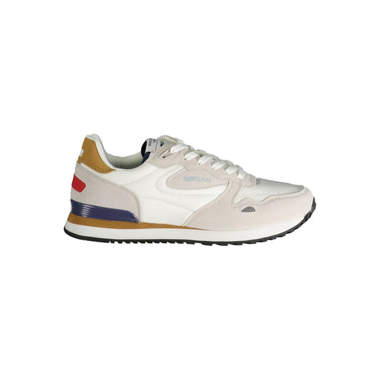 White Polyester Men Sneaker