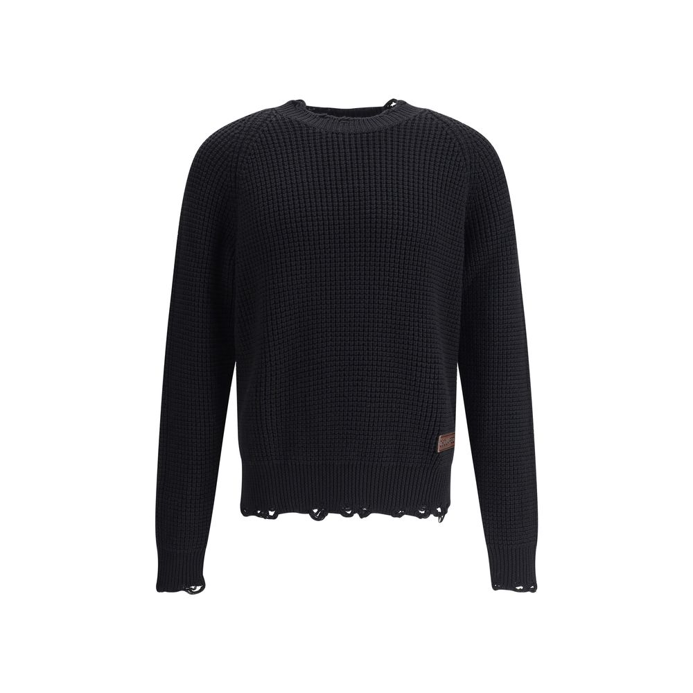 Black Wool Sweatshirt