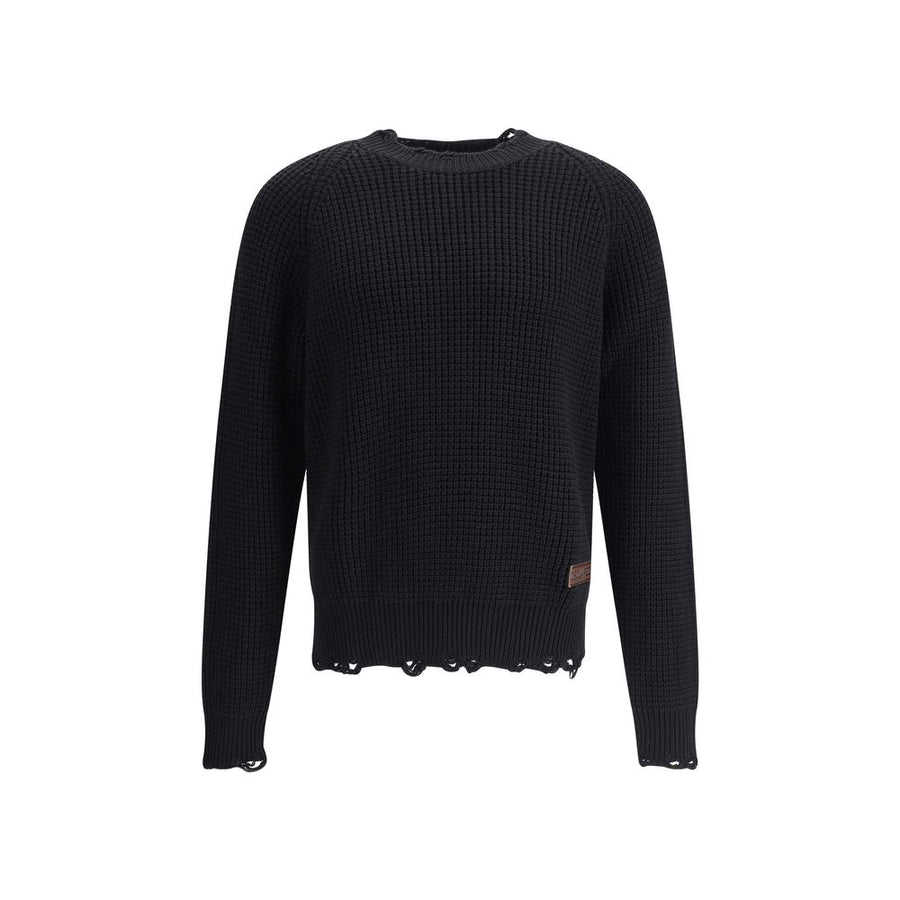 Black Wool Sweatshirt