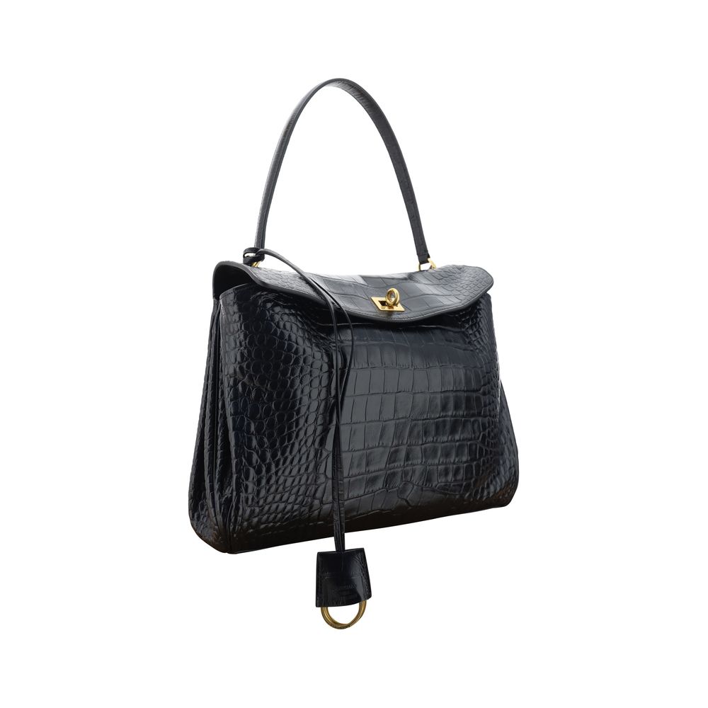 Black Calf Leather Bos Taurus Handbag