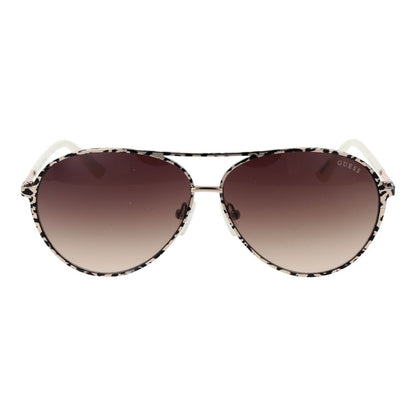 Cream Metal Sunglasses