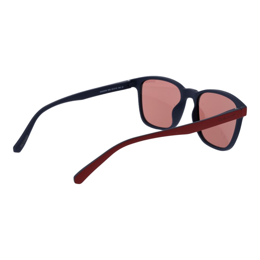 Red Stainless Steel Sunglasses