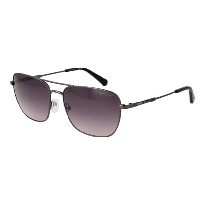 Gray Metal Sunglasses