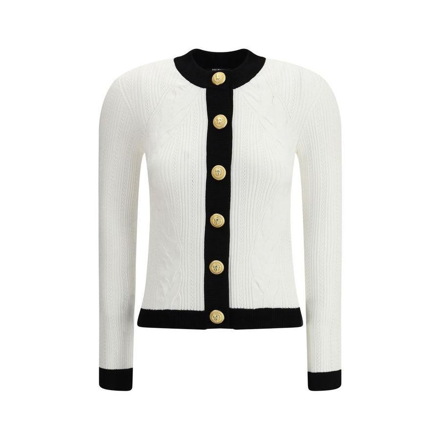 White Viscose Cardigan
