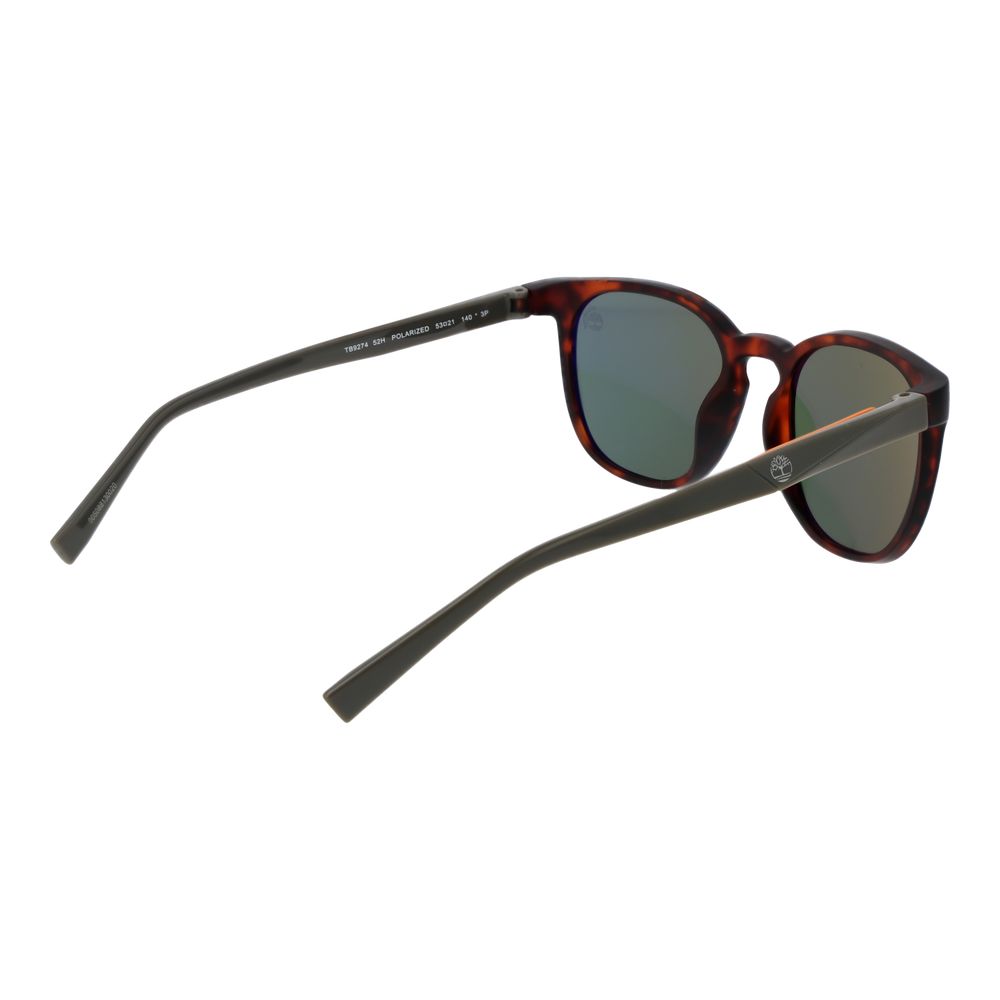 Brown Stainless Steel Sunglasses