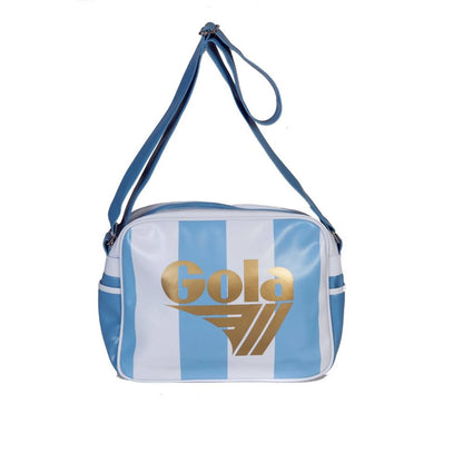 Blue Synthetic Handbag