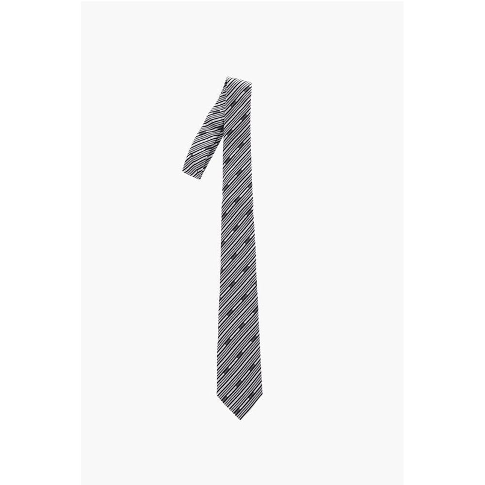 All Over Logo Silk Tie