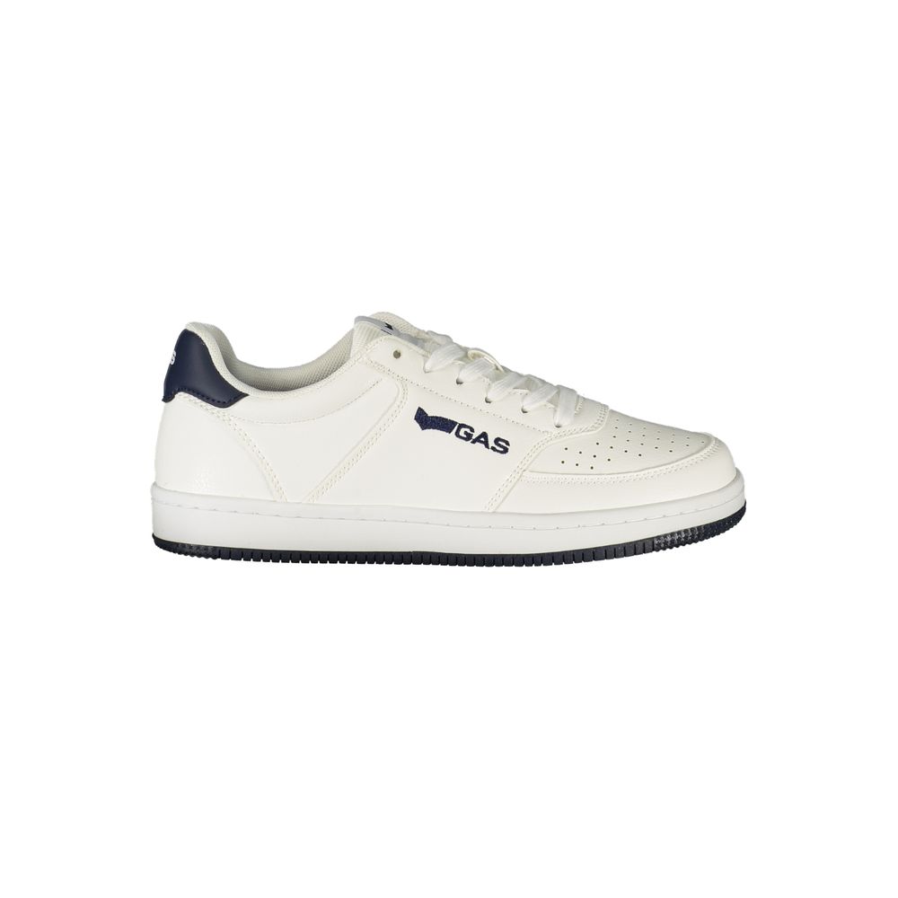 White Polyester Women Sneaker