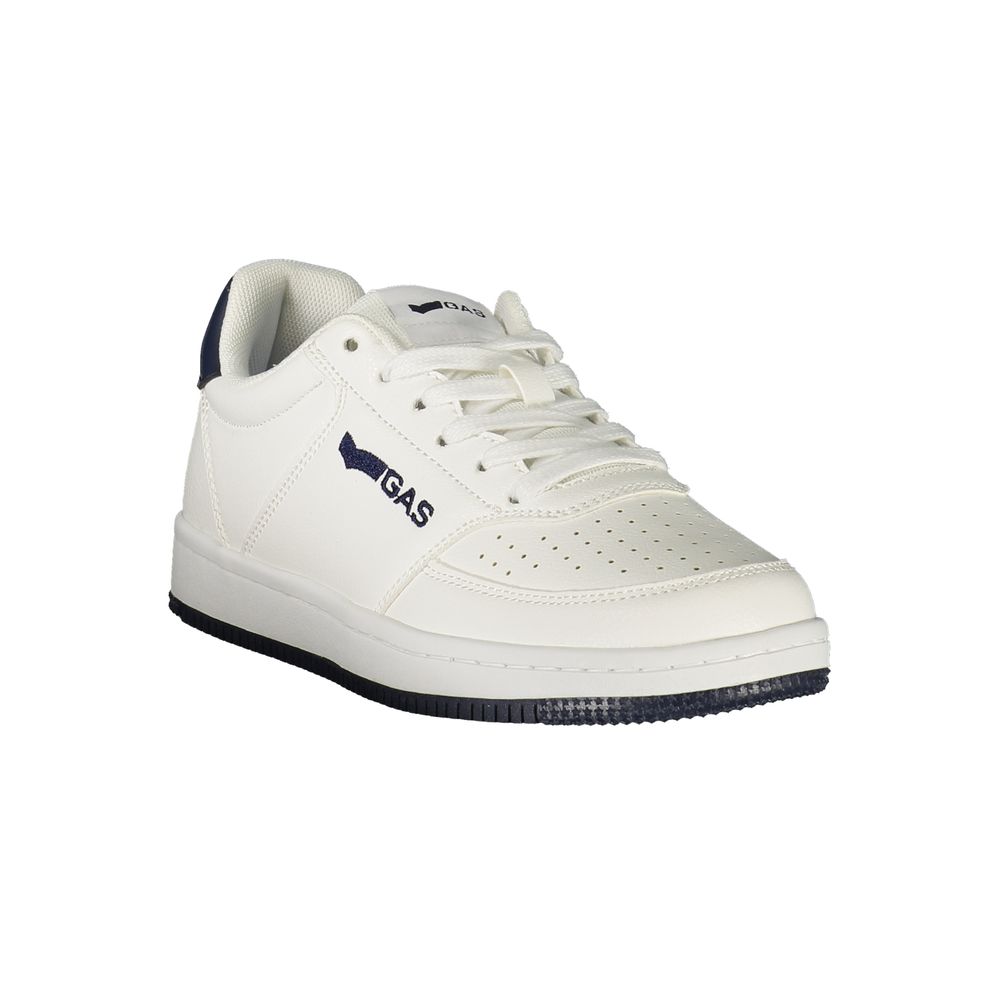 White Polyester Women Sneaker