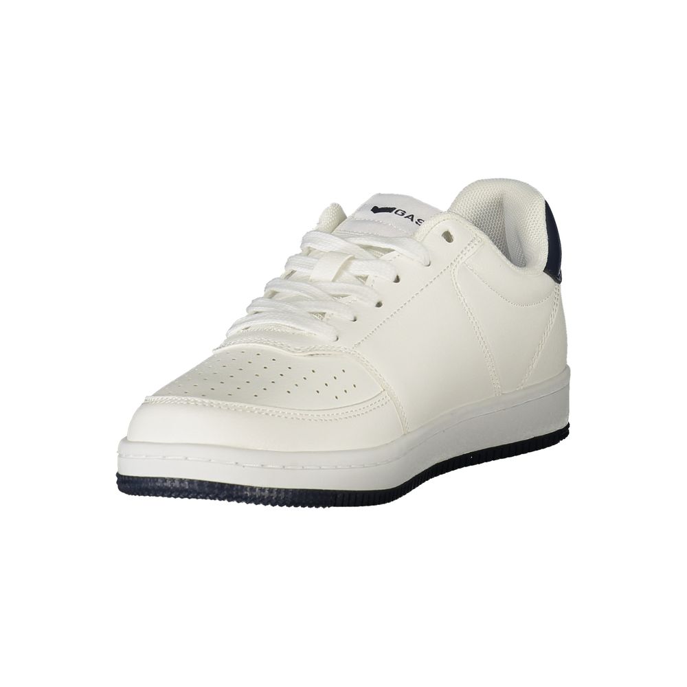 White Polyester Women Sneaker