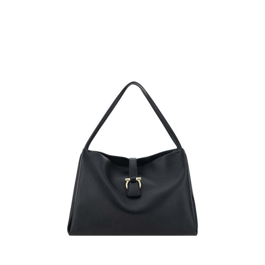 Black Calf Leather Bos Taurus Handbag