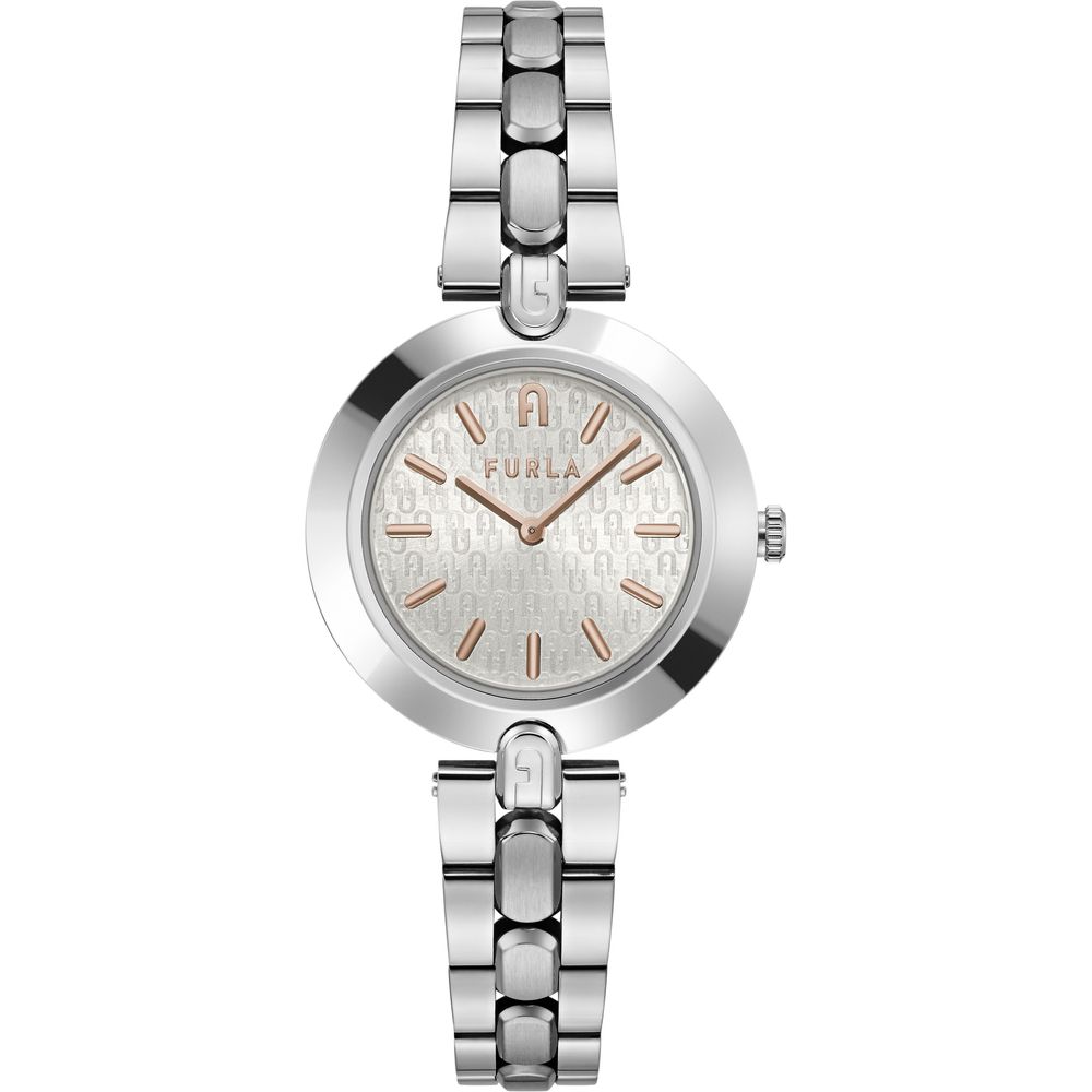 Gray Stainless Steel Dress Watch