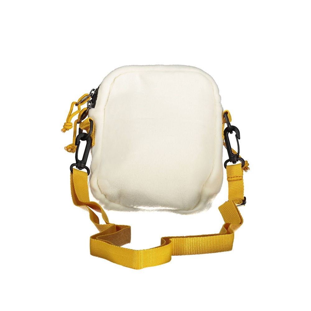 White Polyester Shoulder Bag