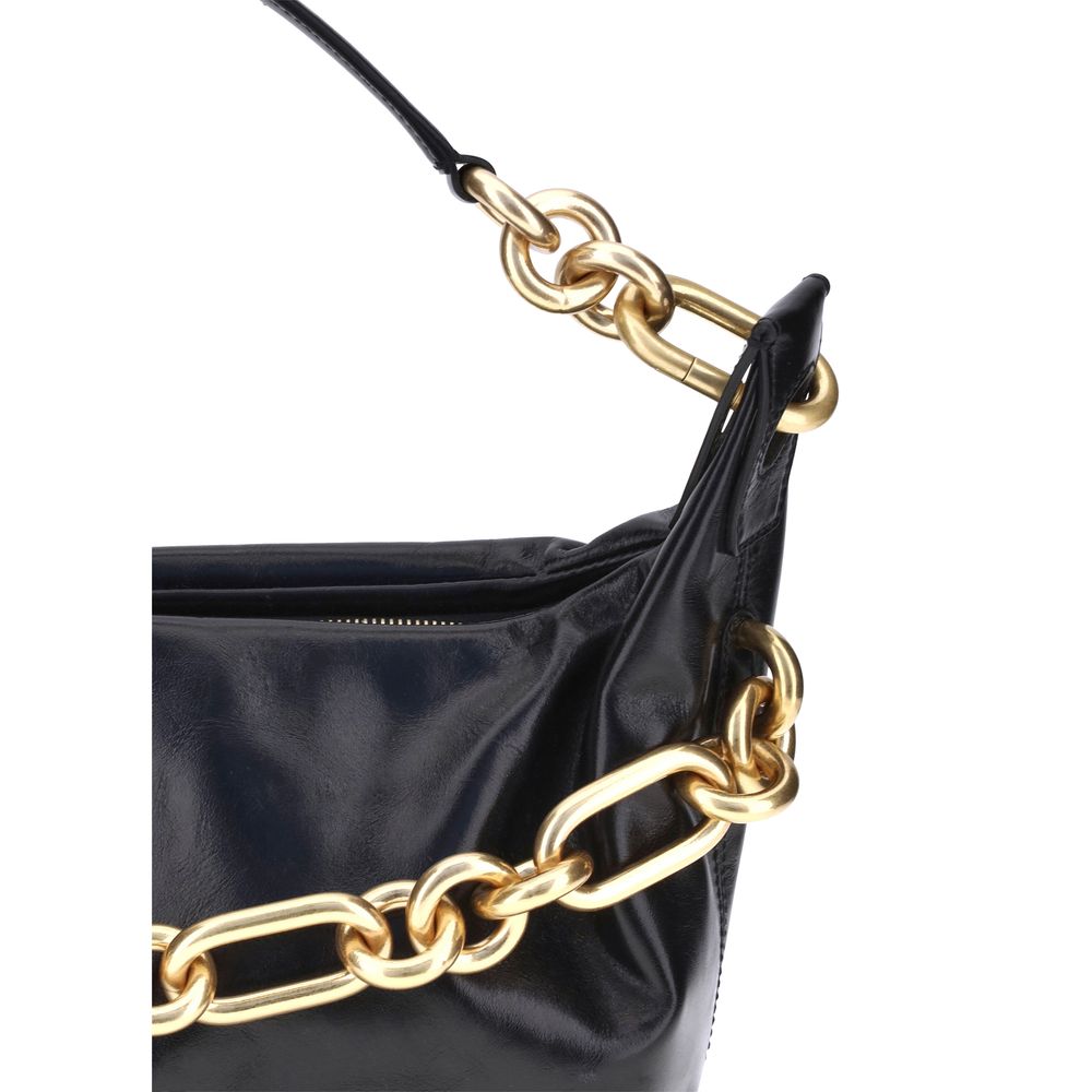 Black Calf Leather Bos Taurus Shoulder Bag