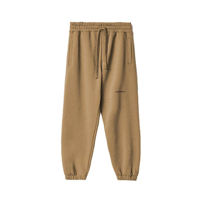 Brown Cotton Men Sweatpant