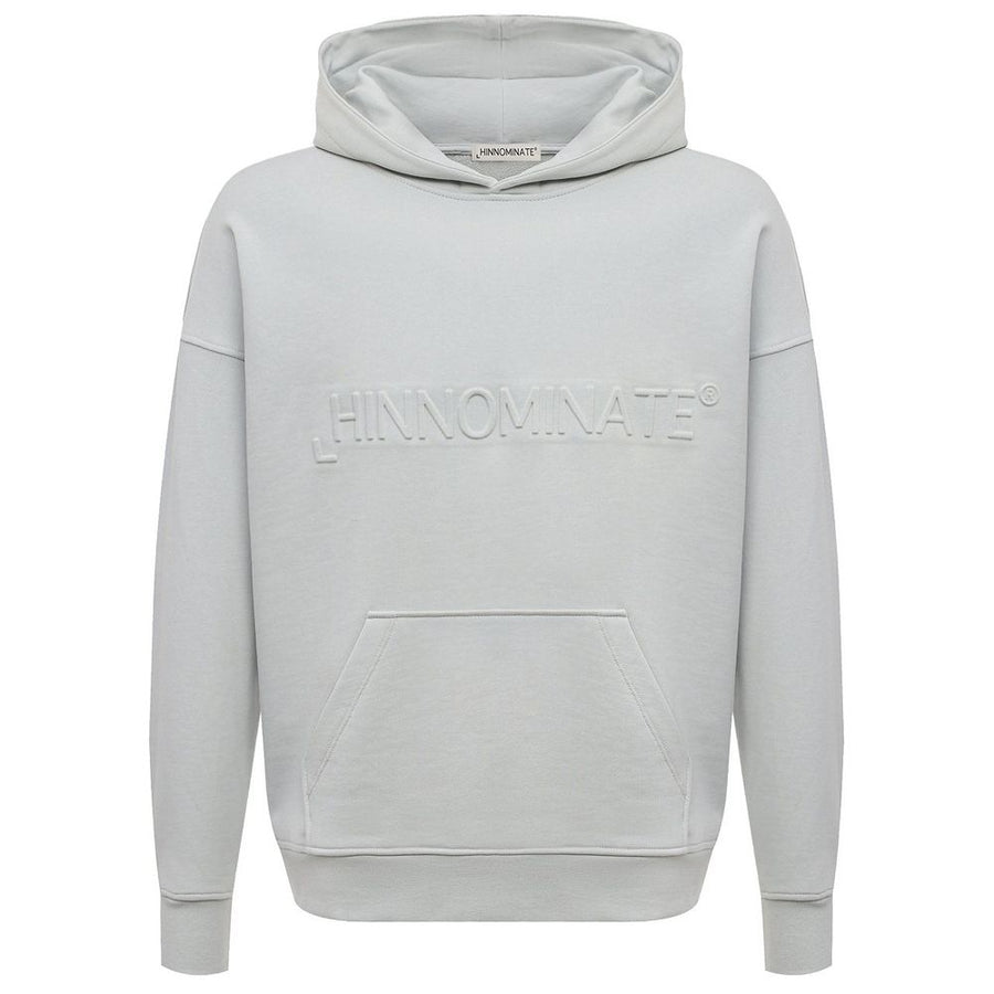 Gray Cotton Men Hoodie