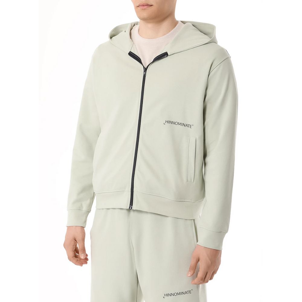 Green Cotton Men's Hoodie