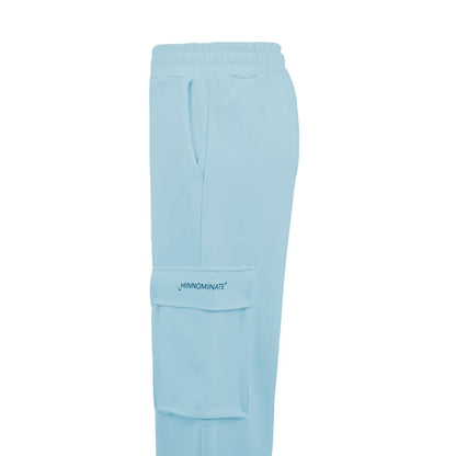 Blue Polyester Women Pant