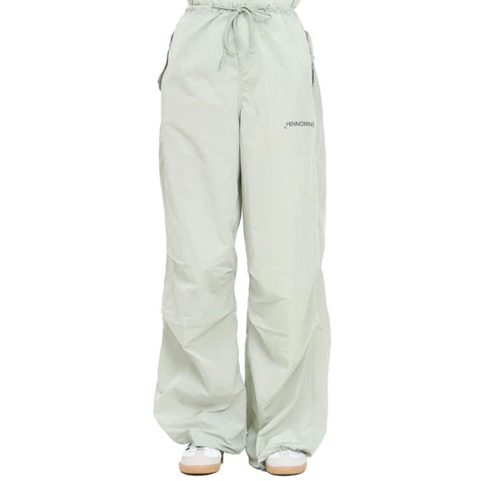 Green Nylon Women Trouser