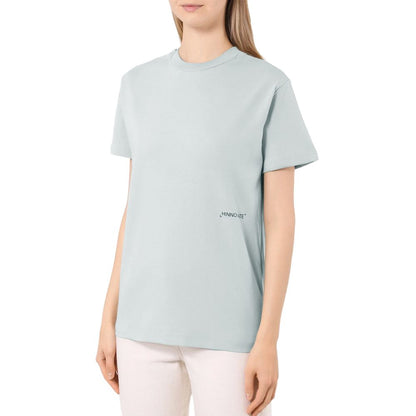Gray Cotton Women T-Shirt