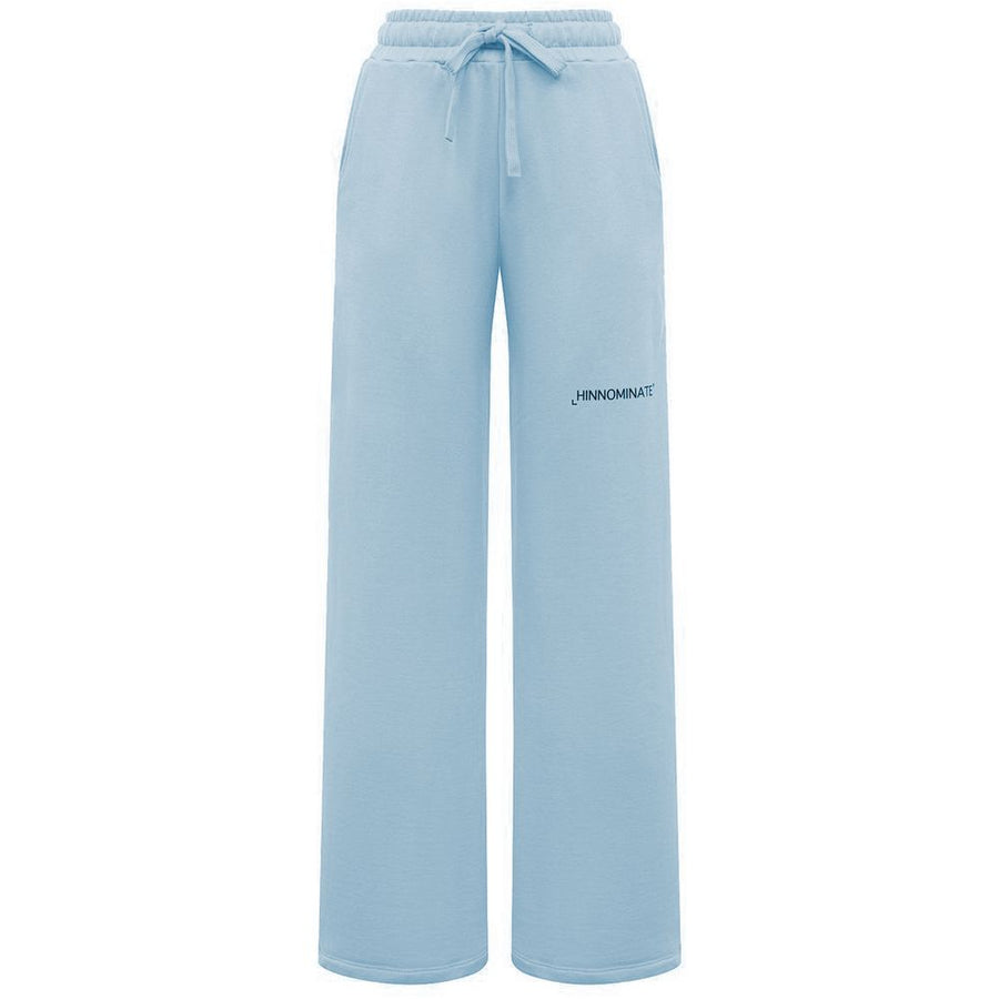 Blue Cotton Women Palazzo Pants