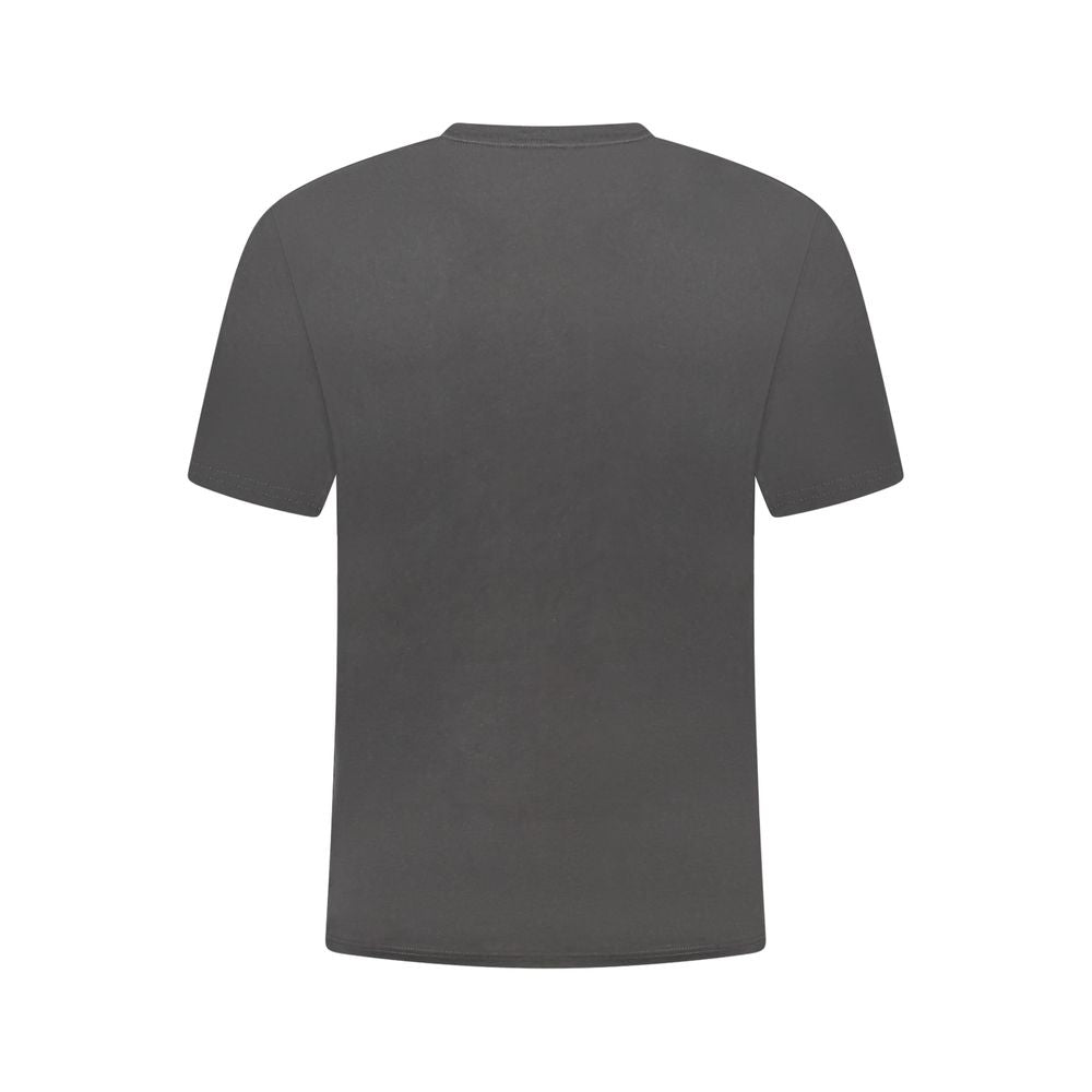Black Cotton Men T-Shirt