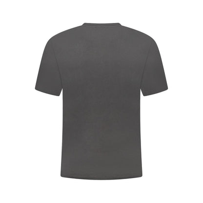 Black Cotton Men T-Shirt