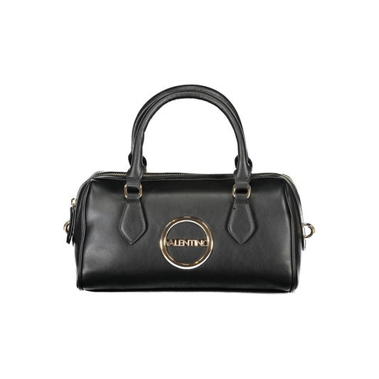 "Nero Poliuretano Woman Handbag"