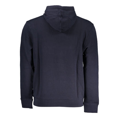 Blue Cotton Men Sweater