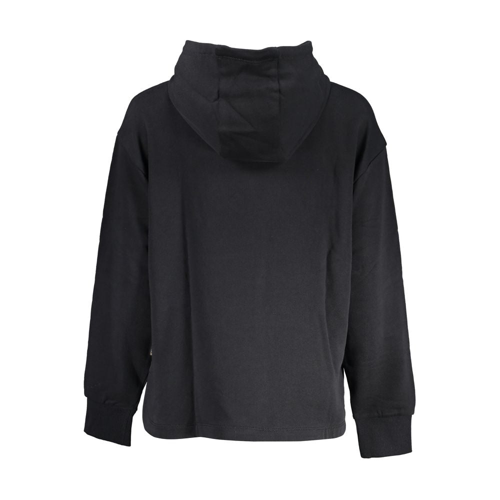 Black Cotton Women Sweater