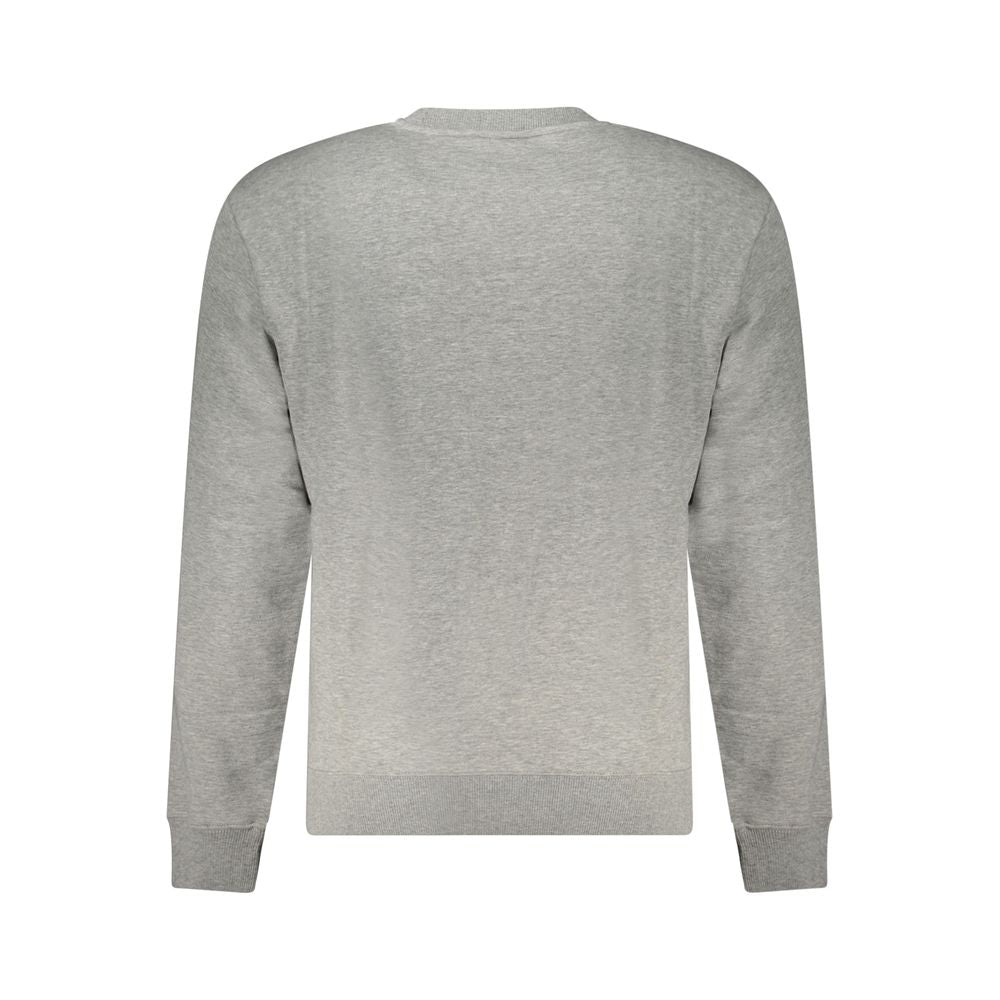 Gray Cotton Men Sweater
