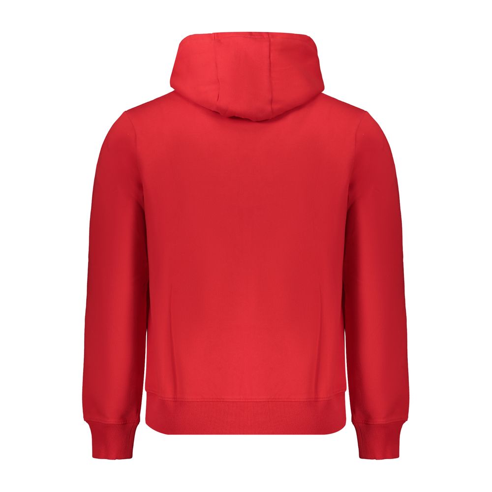 Red Cotton Men Sweater