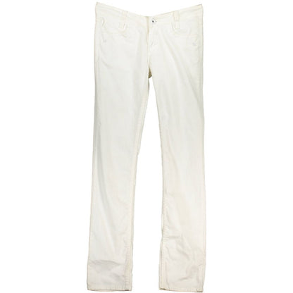 White Cotton Women's Jeans