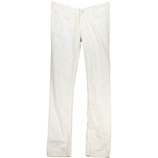White Cotton Women's Jeans