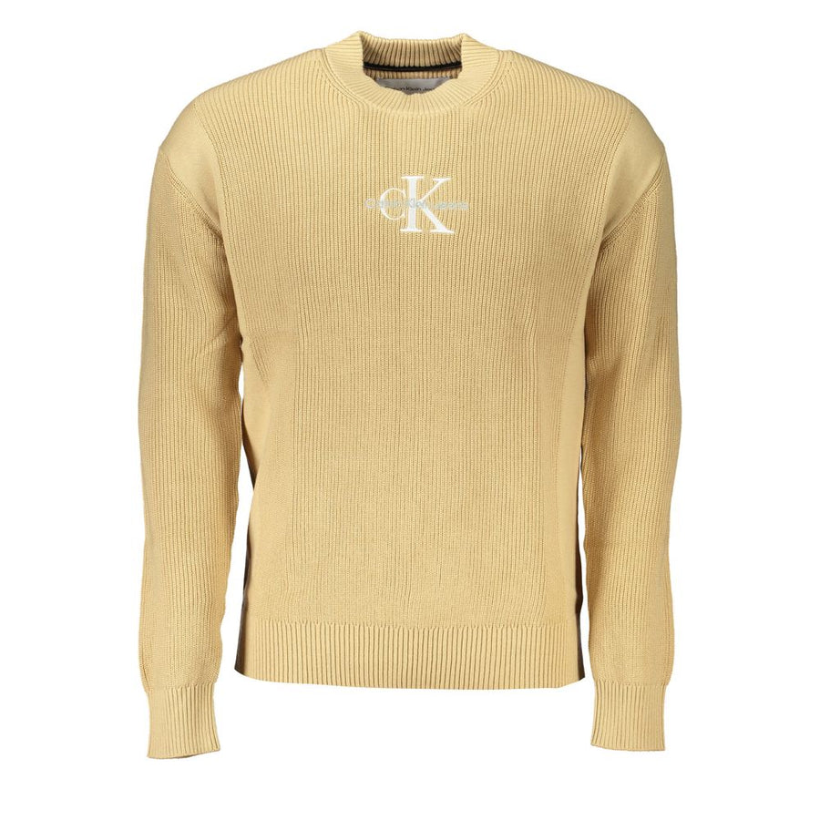 Beige Cotton Sweater