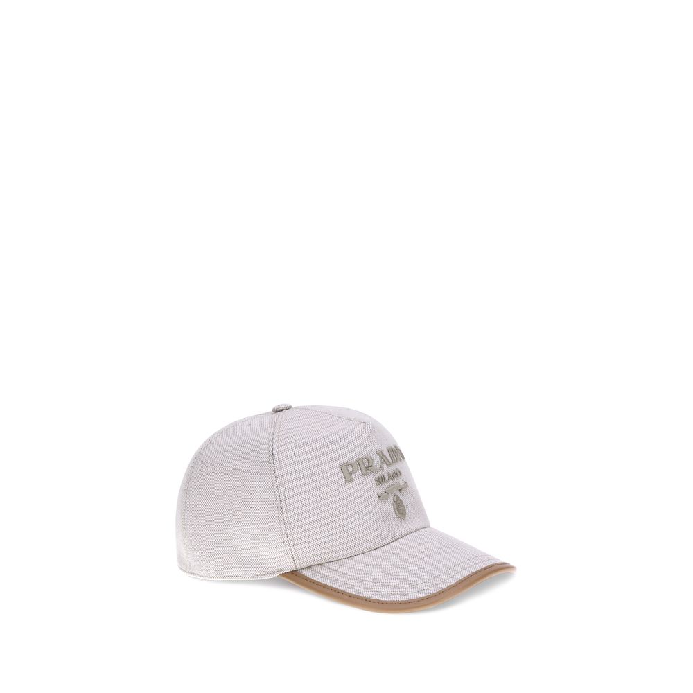 Beige Cotton Cap (Baseball Hat)