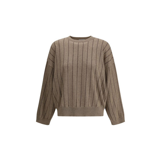 Beige Cashmere Cashmere Sweater