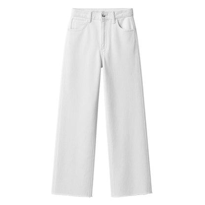 White Cotton Women Jeans